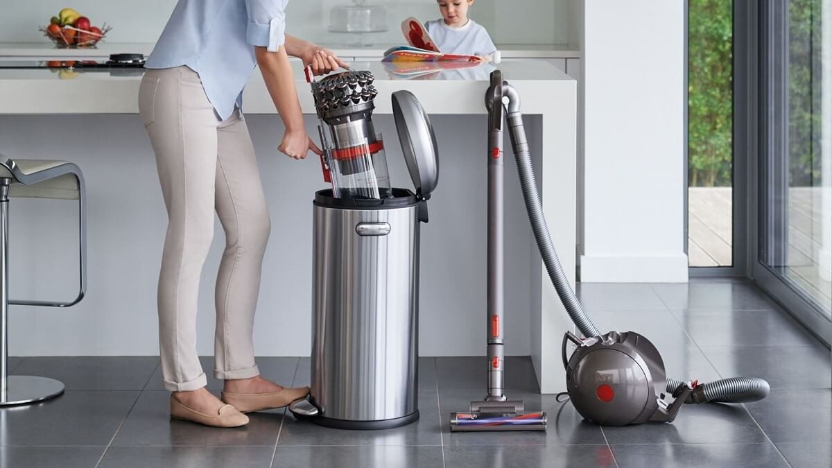 Opróżnianie pojemnika mechanizmem Point and shoot