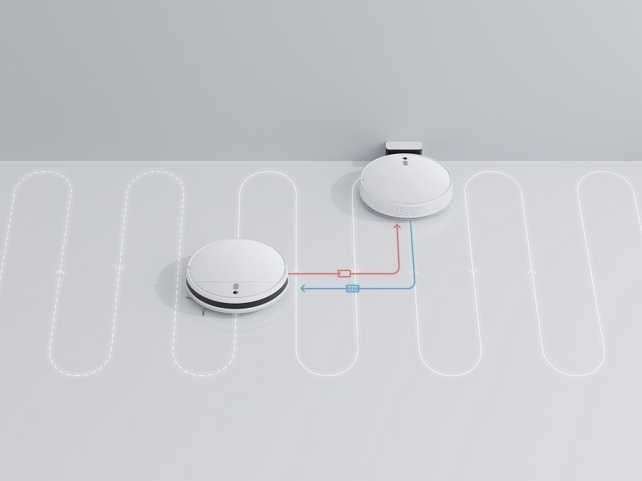Ładowanie odkurzacza automatycznego Xiaomi
