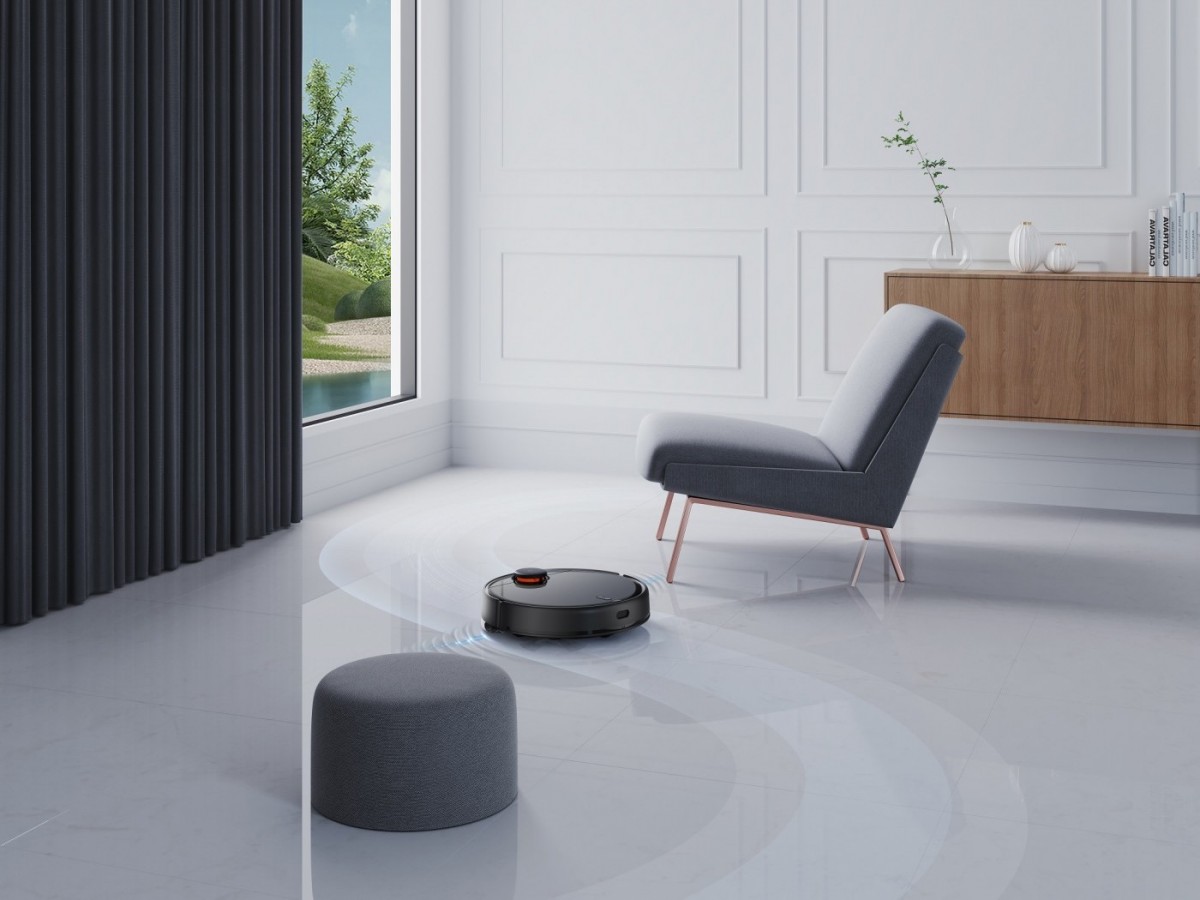 Odkurzacz Xiaomi w salonie