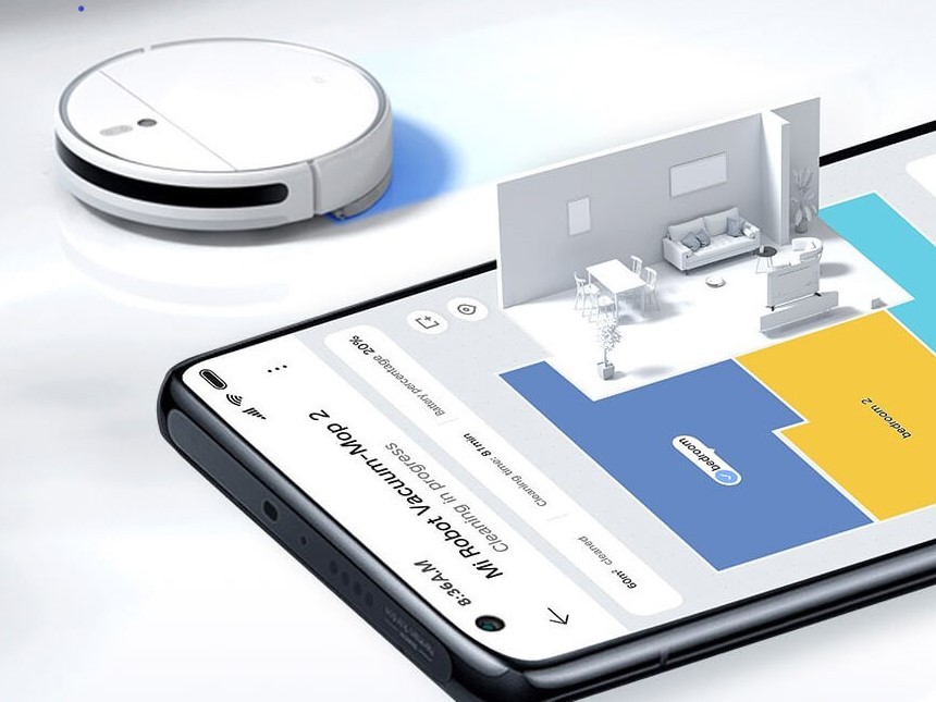 Sterowanie robotem Xiaomi za pomocą aplikacji mobilnej