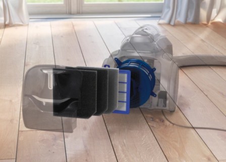 System filtracji 3D w odkurzaczu bezworkowym Electrolux