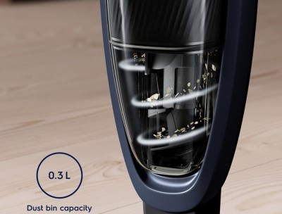 Osiowy system cyklonowy w odkurzaczu pionowym Electrolux 