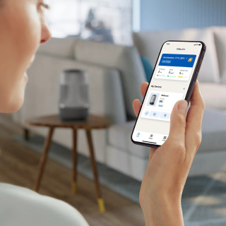 Philips HU1510/03 - obsługa nawilżacza przez telefon