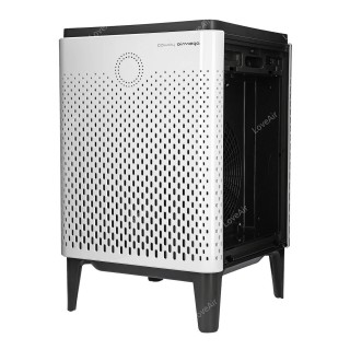 Coway Airmega 300S widok z boku, ściągnięta pokrywka filtrów
