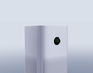 Mijia Smart Air Purifier 6 - widok góra, wyświetlacz