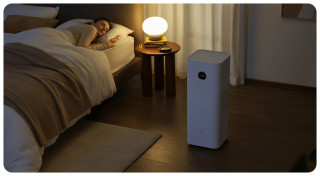 Mijia Smart Air Purifier Max - aranżacja oczyszczacza w sypialni