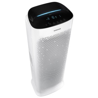 Samsung AX90 - widok front, wyświetlacz pokazuje bardzo dobrą jakość powietrza