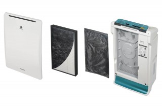 Panasonic F-VXR35G-A widok na filtry, przekrój