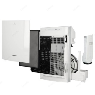 Panasonic F-VXR50G-W przekrój, widok na filtry