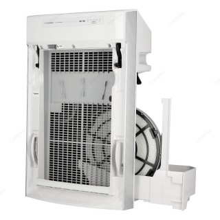 Panasonic F-VXR50G-W widok z tyłu, filtr nawilżacza w urządzeniu