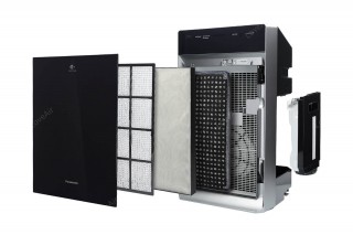 Panasonic F-VXR70G-K przekrój, widok na filtry