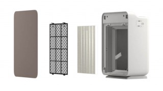 Winix Zero N przekrój, widok na filtry