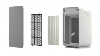 Winix Zero N przekrój, widok na filtry