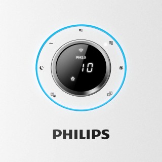 Philips AC5659/10 dobra jakość powietrza, wyświetlacz wskazujący poziom PM2.5