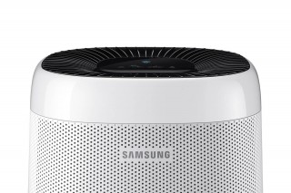 Samsung AX34R3020WW górna część, wskaźnik pokazuje bardzo dobrą jakość powietrza