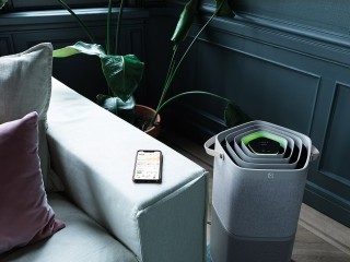 Electrolux Pure A9 PA91-604GY wskaźnik pokazuje dobrą jakość powietrza