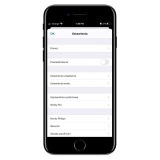 Philips Dual Scan AC3854/50 zrzut z aplikacji Clean Home +