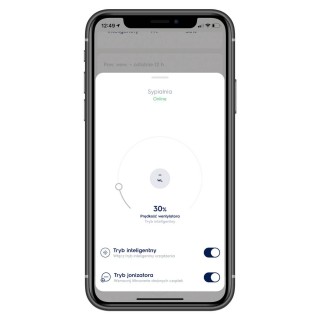 Zrzut z aplikacji Electrolux Pure A9