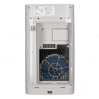 Sharp UA-HG60E-L - widok tył, filtr nawilżacza w urządzeniu