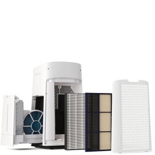 Sharp UA-KIL60E-W - rozłożone filtry