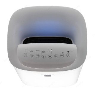 Sharp UA-KIL80E-W - widok góra, panel sterowania i sygnalizacja jakości powietrza