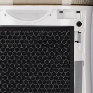 Sharp UA-PG50E-W - zbliżenie na filtr węglowy