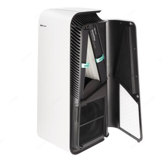Blueair HealthProtect 7440i - widok bok, otwarta klapa filtrów