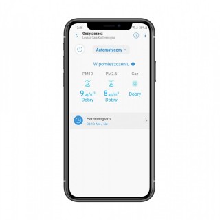 Samsung AX60T5080WF - zrzut z aplikacji SmartThings
