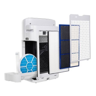 Sharp UA-KIN50E-W - rozłożone filtry