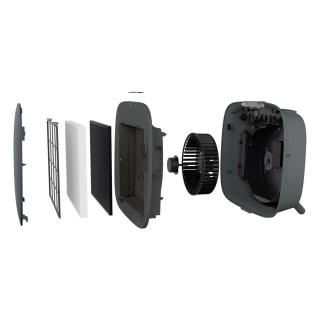 Electrolux Well A7 WA71-305DG - filtracja, przekrój urządzenia