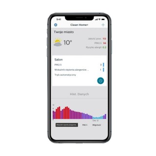 Zrzut z aplikacji Clean Home+