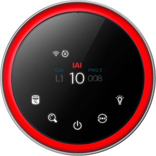 Philips AC3858/51 - wyświetlacz wskazuje złą jakość powietrza, wskaźnik poziomu alergenów