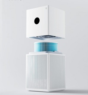 Xiaomi Mi Air Purifier 4 Lite - przekrój, widok na filtr