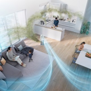 Dyson Purifier Humidify+Cool Autoreact PH3A - działanie