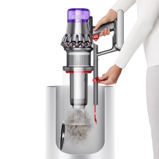 Dyson Outsize Absolute - opróżnianie zbiornika