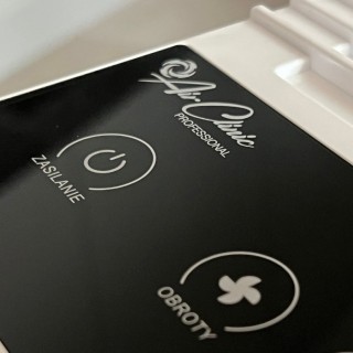 Air Clinic Home&Office - zabliżenie na panel sterowania