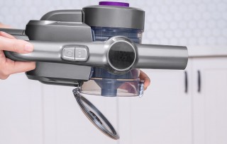 JIMMY H8 Pro - zbliżenie na zbiornik