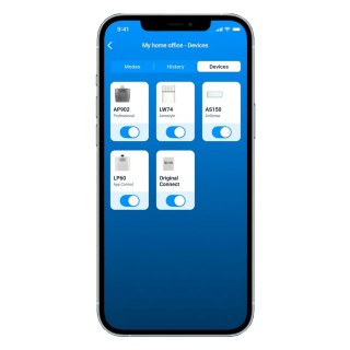 Zrzut z aplikacji Venta - dostępne urządzenia