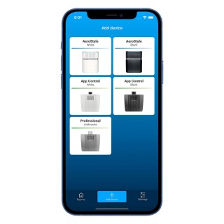 Zrzut z aplikacji Venta - dodawanie urządzenia