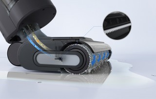 Dreame H12 - mycie podłogi