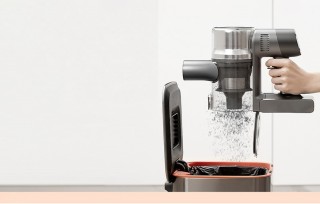 Dreame T30 Neo - opróżnianie zbiornika