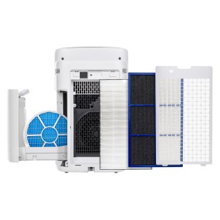 Sharp UA-KIN42E-W - rozłożone wszystkie filtry