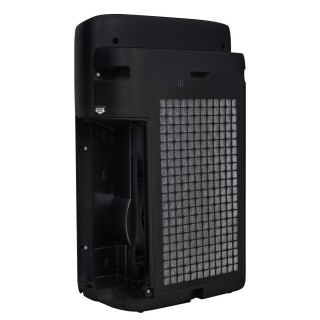 Sharp UA-KIN42E-H - widok z tyłu bokiem, wyciągnięty zbiornik na wodę