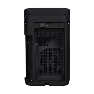 Sharp UA-KIN42E-H - widok z tyłu, wyciągnięty zbiornik na wodę oraz filtry