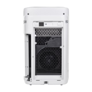 Sharp UA-KIN52E-W - widok z tyłu, wyciągnięte filtry i zbiornik na wodę