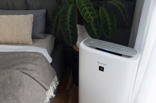 Sharp UA-KIN52E-W - aranżacja oczyszczacza w sypialni