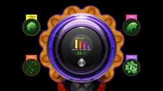 Dyson V15 Detect™ Absolute - wyświetlacz LCD