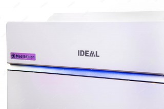 IDEAL AP 40 oczyszczacz podczas pracy, logo