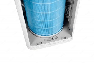 Filtr cylindryczny w urządzeniu - odbezpieczony