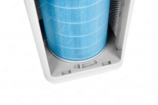 Filtr cylindryczny w urządzeniu - zabezpieczony